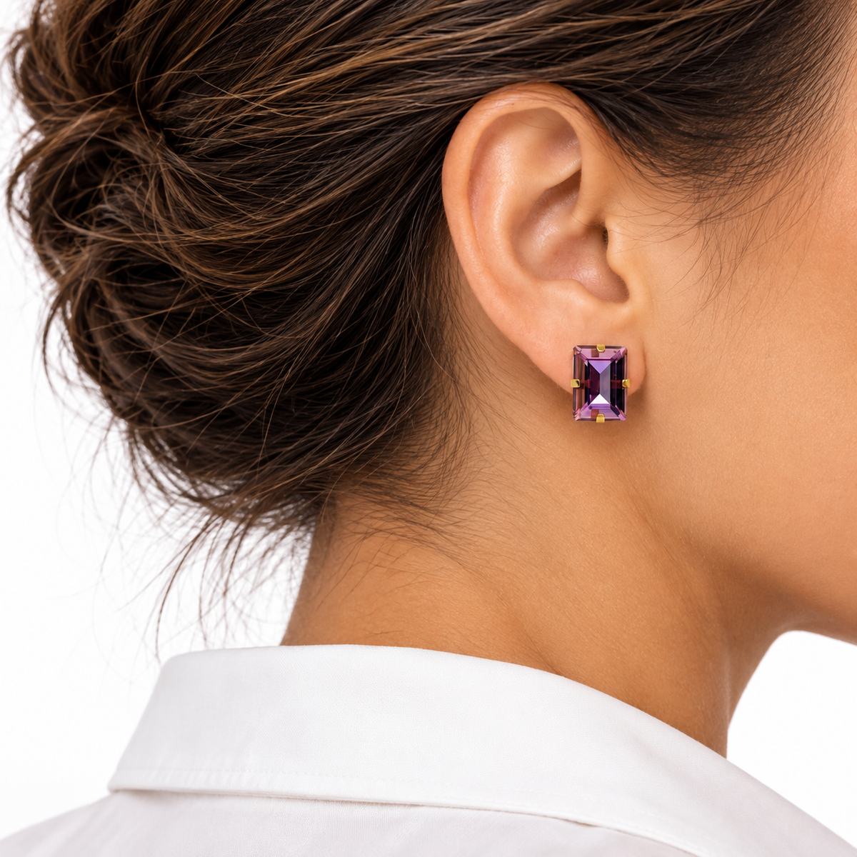Swarovski Mini Baguette Earrings