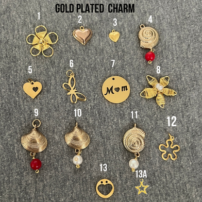 Bandana Charm Necklace, Custom Carabiner Bandana Pendant Necklace, Boho Scarf Necklace, Vintage Charm Necklace, Fabric Pendant Necklace Gift