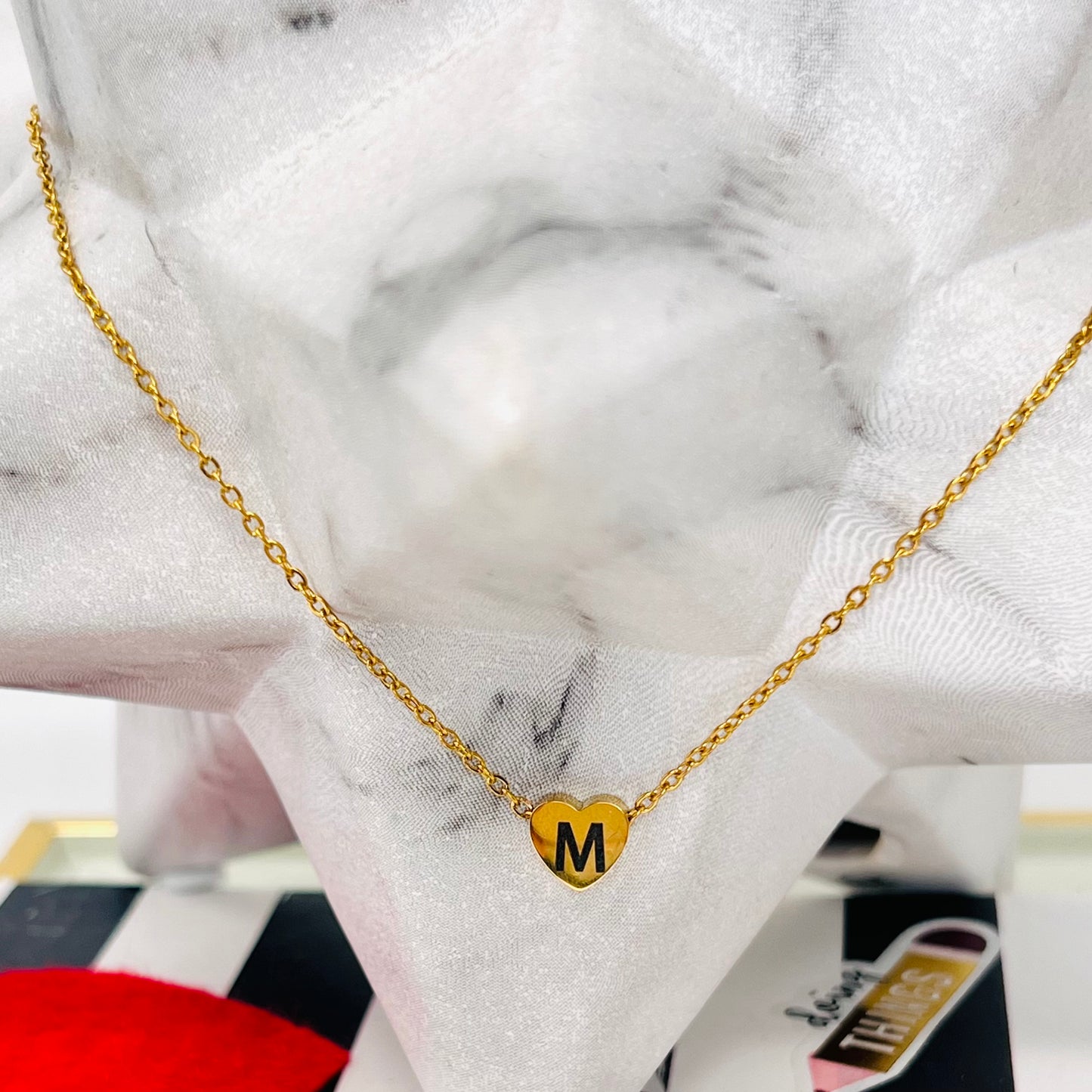 Dainty Initial Necklace Gold Letter Necklace, Personalized Best Gifts For Kids initials Pendants Charm Mom Necklace Jewelry for Women