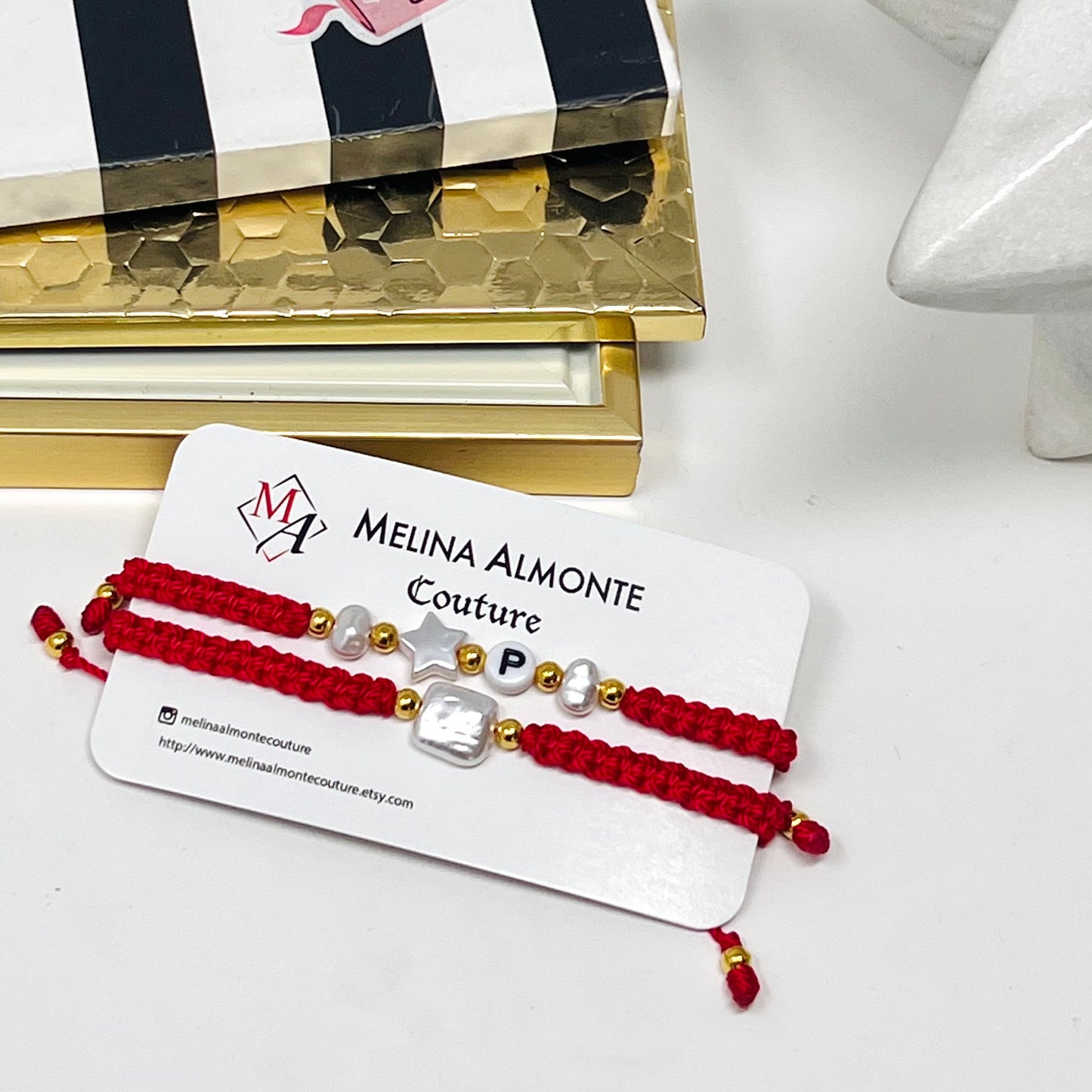 Initial bracelet, pearl bracelet, bracelet set, dainty bracelet, couples bracelet, valentines gift, gift for girlfriend, gift for mom
