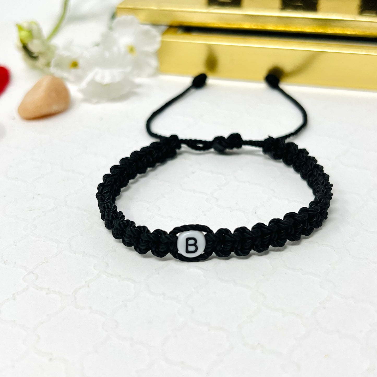 Custom initial Men Bracelet, Personalized name word Bracelet, couples bracelet, woven braided bracelet, fathers gift for him & boyfriend