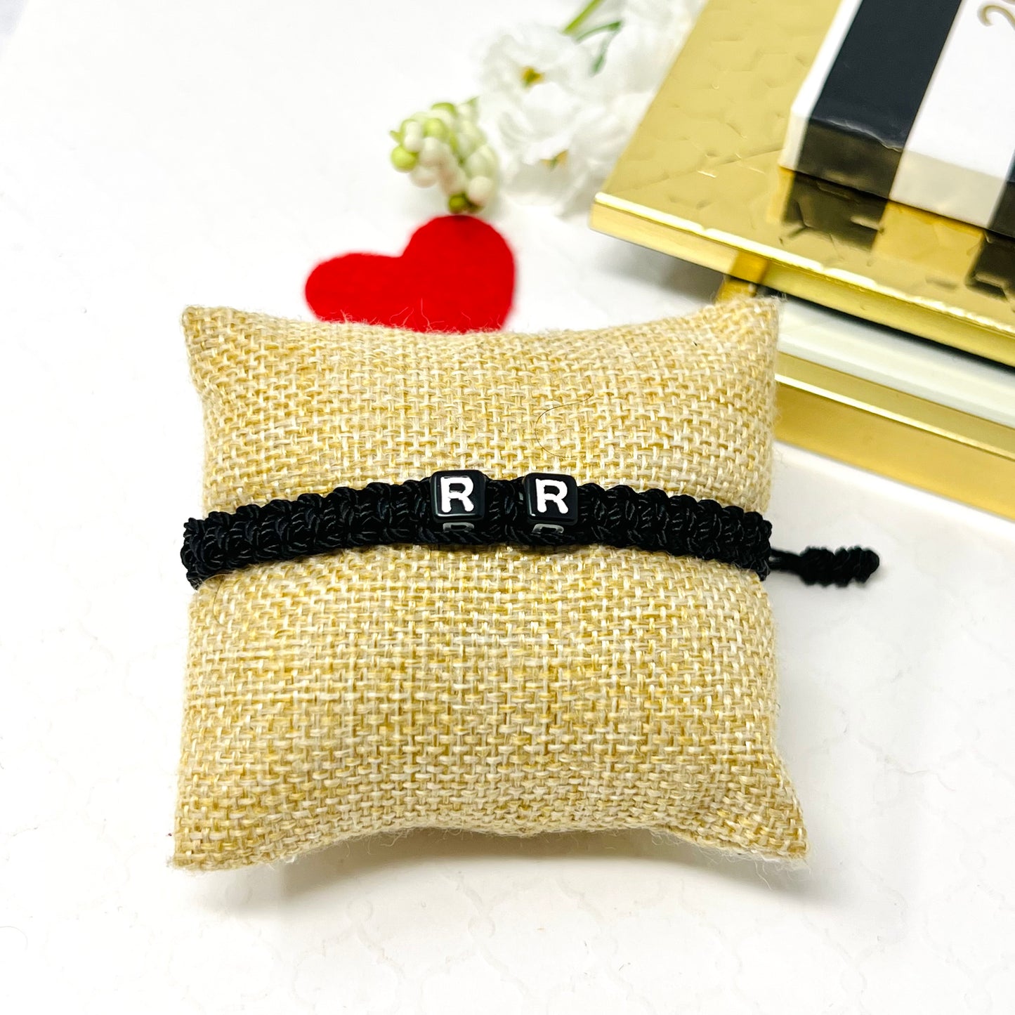Custom initial Men Bracelet, Personalized name word Bracelet, couple bracelet, woven & braided bracelet, valentines gifts for him boyfriend