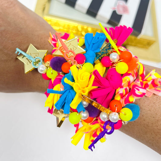 Colorful Braided Jersey Bracelets,  Summer bracelets, handmade bracelets for women