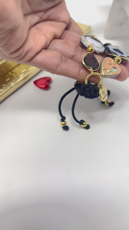Handmade Czech glass beads bracelet