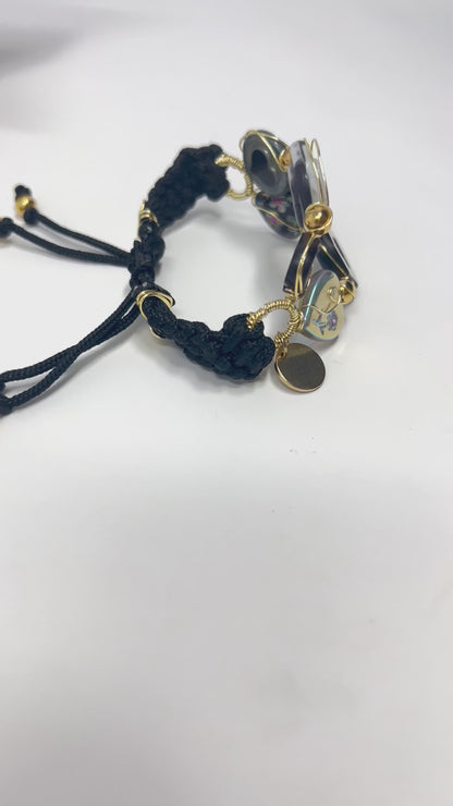 Handmade Czech glass beads bracelet